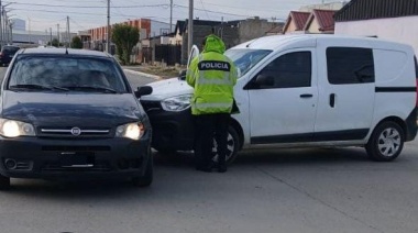 Después de un choque, conductora embarazada fue trasladada al hospital