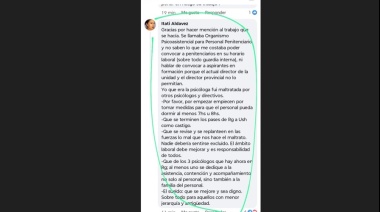 Suicidio de personal penitenciario desata debate sobre la atención en salud mental