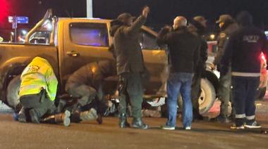 Contrabandistas eludieron el control y provocaron accidente