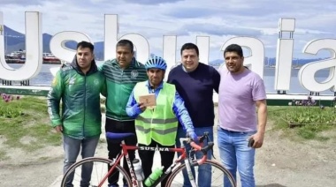 Un ciclista con Parkinson unió La Quiaca con Ushuaia
