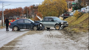 Choque múltiple en Ushuaia con heridos