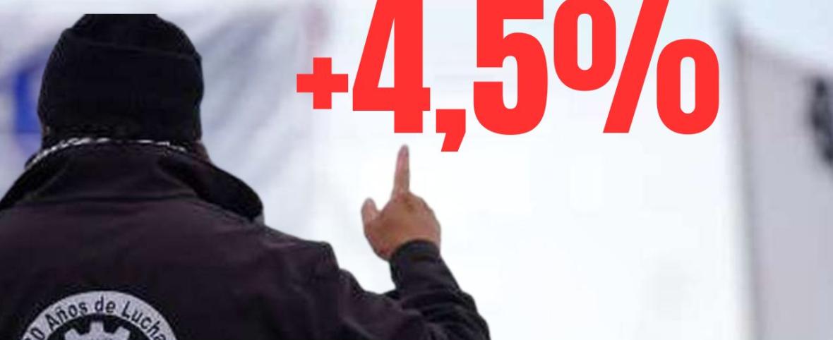 La UOM Río Grande aceptó el aumento del 4,5%