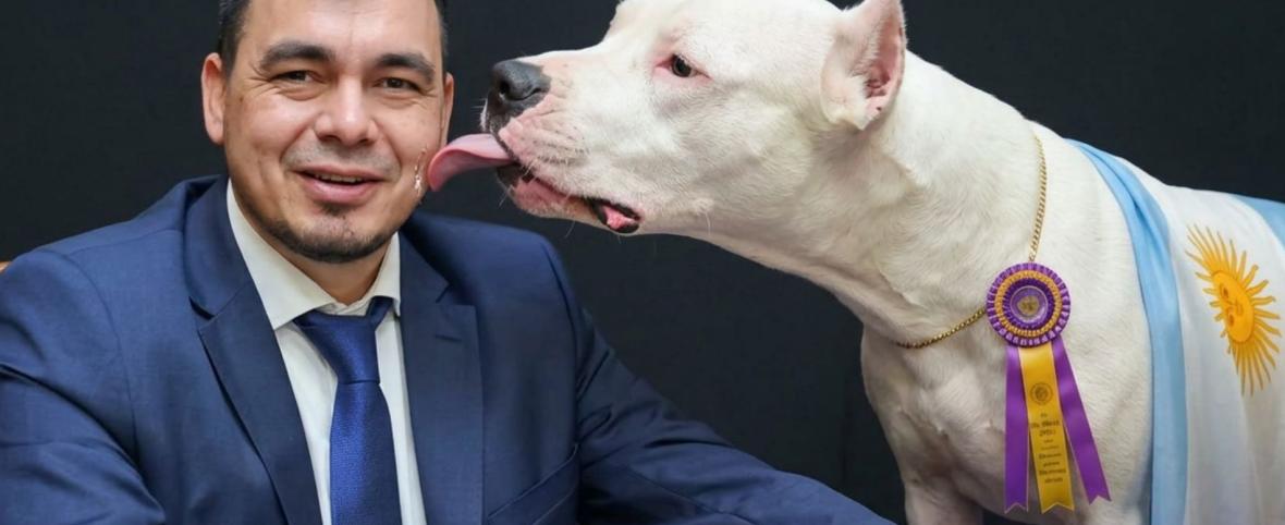 Rodríguez llevó al Congreso un proyecto para homenajear al Dogo Argentino