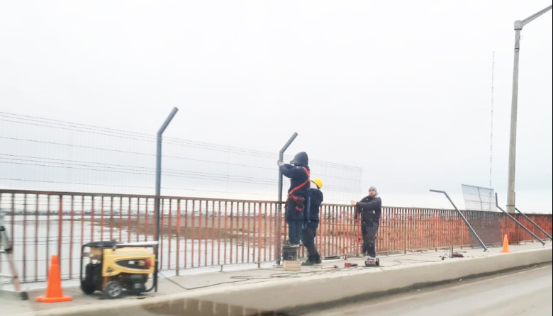 El Municipio de Río Grande avanza con las obras en el Puente General Mosconi