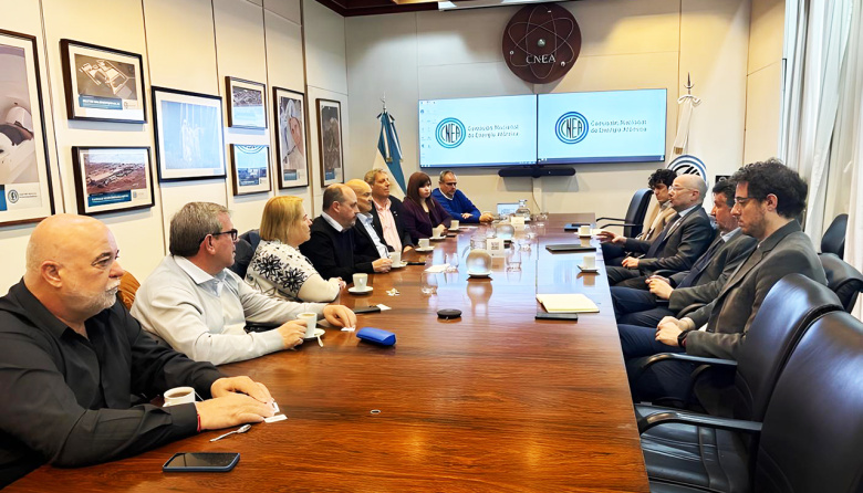 La Cámara de Comercio de Ushuaia participó de una reunión con la CNEA por el desarrollo energético en la Patagonia