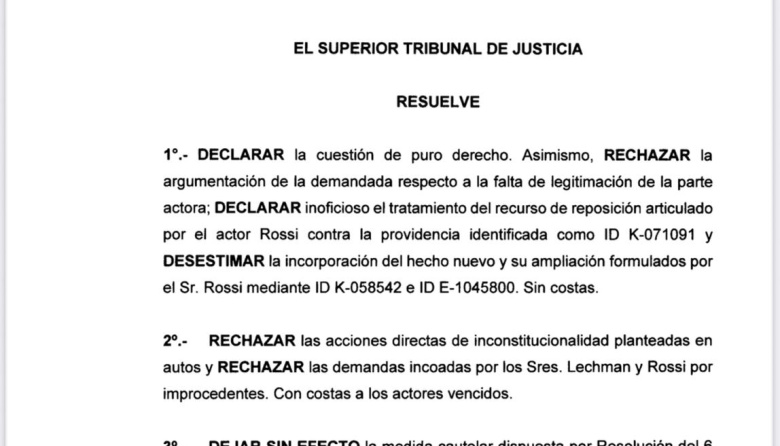 El STJ dio luz verde a la elección de convencionales y fijó un plazo de 210 días