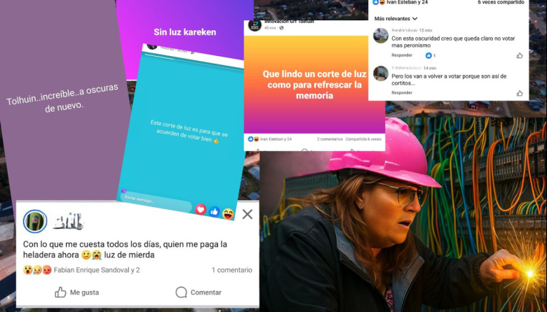 Tolhuin, otra vez a oscuras: el corazón de la isla reclama en redes