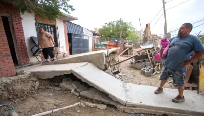 Derrumbes: el fenómeno geológico podría extenderse y afectar a otros barrios