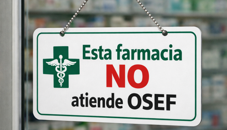 Las farmacias de toda la provincia dejan de atender a afiliados de la OSEF