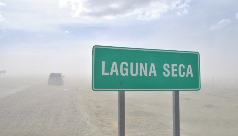 La Laguna Seca vuelve a cubrir de polvo al norte de Río Grande