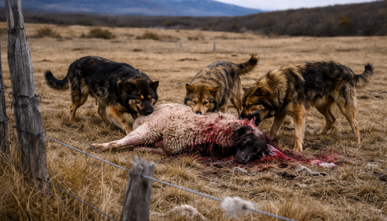 Provincia: Perros cimarrones fuera de control en el campo fueguino
