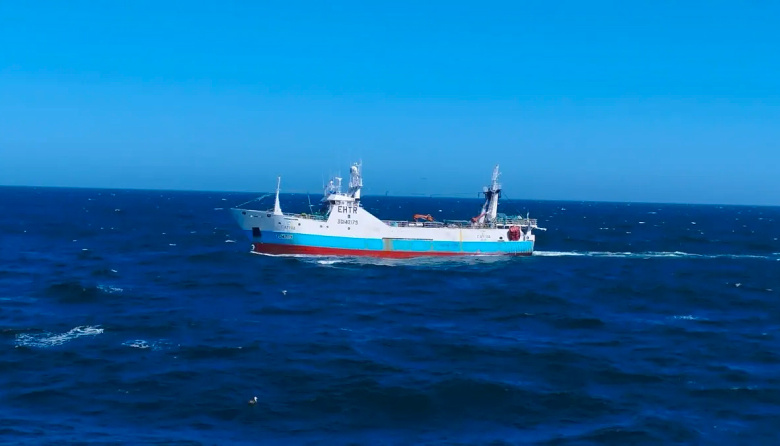 La Prefectura Naval Argentina detectó una nueva incursión de un pesquero extranjero