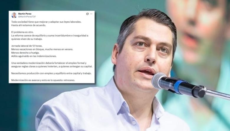 Martín Perez: “Esta reforma suma mas incertidumbre a quienes viven de su trabajo”