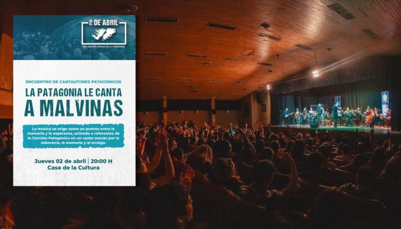 Casa de la Cultura: “La Patagonia le canta a Malvinas”
