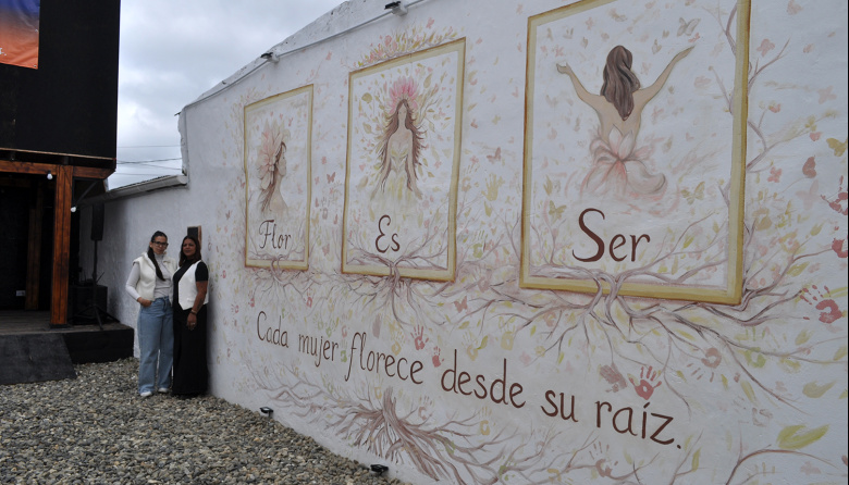 Inauguraron una obra artística en homenaje a la trayectoria y los derechos de las mujeres