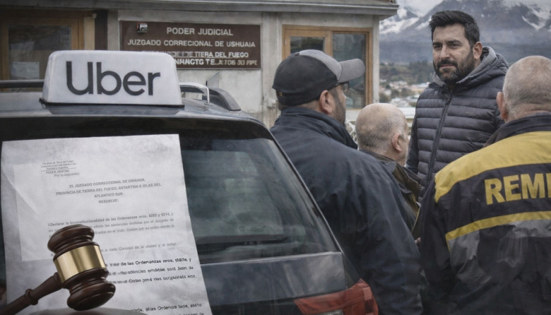 Ushuaia: fallo judicial declara inconstitucionales las multas contra conductores de Uber