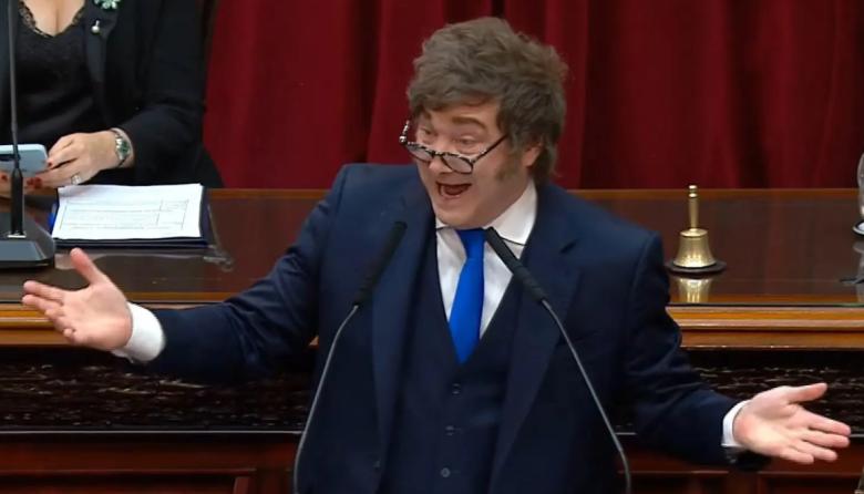 Milei abrió el año legislativo con un discurso de guerra política y anunció el “Congreso más reformista de la historia”