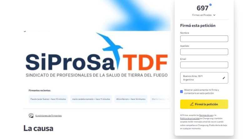 SIPROSA junta firmas para evitar la caída de la dedicación exclusiva