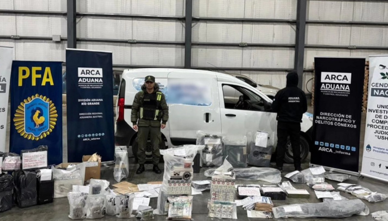 Contrabando a Chile: 12 allanamientos, millones incautados y cinco imputados