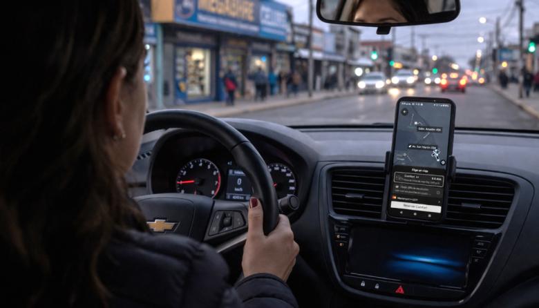 De la clase media al volante: crisis empuja miles a Uber y ya ni eso alcanza