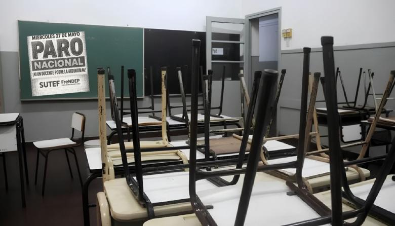 SUTEF confirmó un nuevo paro y crece el deterioro del ciclo lectivo