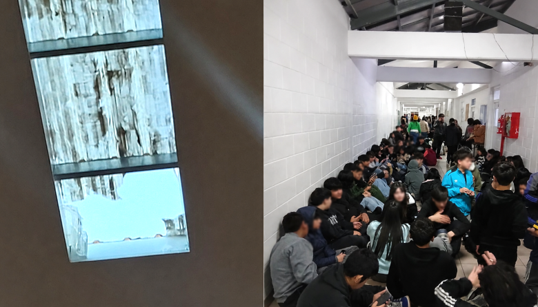 Estudiantes del Haspen profundizan las medidas de protesta por el estado del edificio