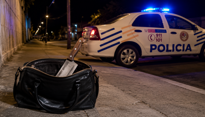 Con un cuchillo carnicero en la cartera: dos mujeres fueron arrestadas tras una madrugada agitada
