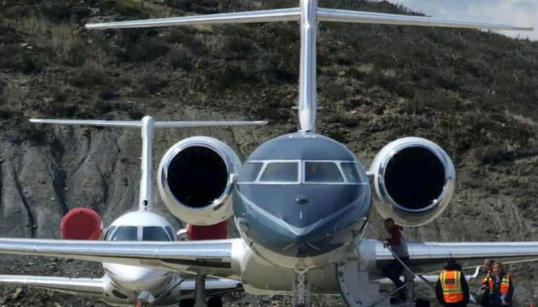 Más de 120 vuelos privados llegan a Ushuaia cada temporada para cruceros de lujo
