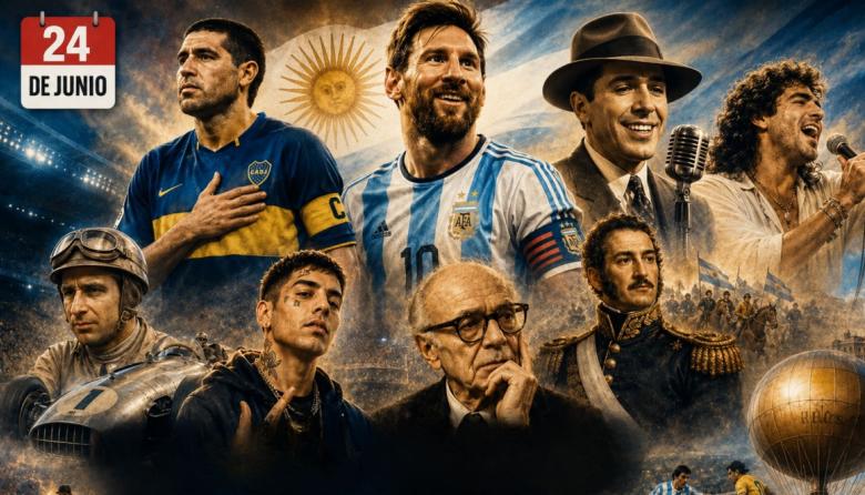 Argentina en una fecha: nacimientos, tragedias y leyendas que marcaron al país