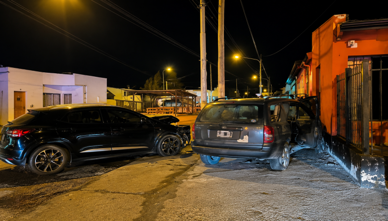 Fuerte accidente en Aeroposta Argentina y Cabo de Hornos movilizó a dos ambulancias