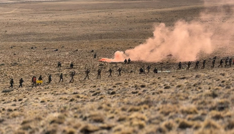 El BIM5 realizó adiestramiento en tiro de combate en Río Grande