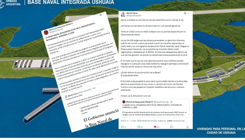 El dato: "No figura en el Presupuesto 2027" desató un cruce con Martín Pérez y Nación