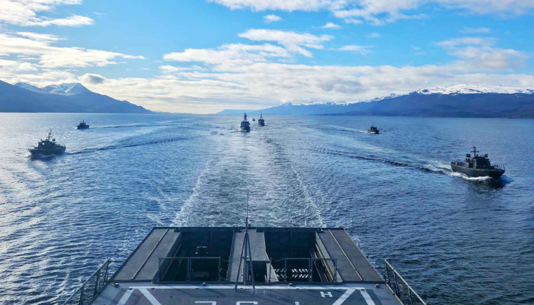 La ARA “Intrépida” regresó a Ushuaia tras su mantenimiento