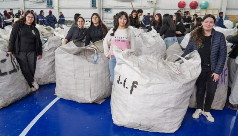 Jóvenes de Río Grande lograron recuperar más de 14 toneladas de materiales reciclables