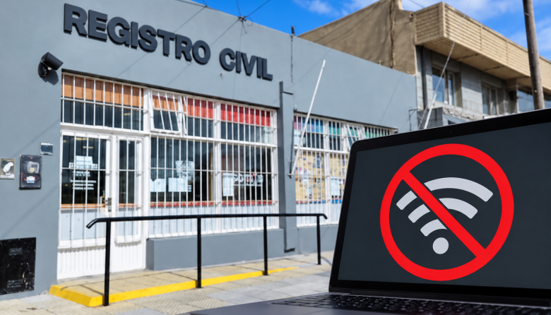 El Registro Civil de Río Grande lleva varios días sin internet