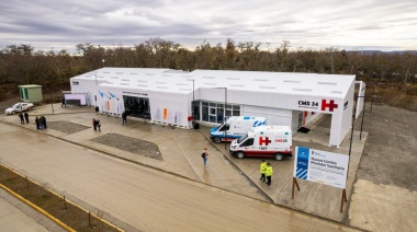 Melella inauguró el primer Centro Modular Hospitalario de Tolhuin