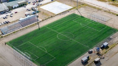 La Municipalidad de Ushuaia inaugura el nuevo campo de juego del estadio “Hugo Lumbreras”