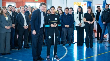 Gobernador Melella puso como ejemplo a la judoca Rocío Ledesma