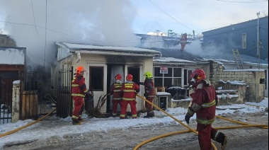 Una garrafa provocó el incendio de una vivienda