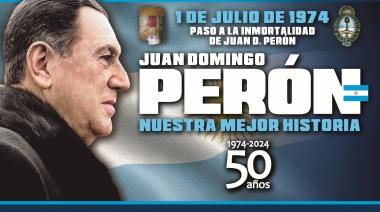 A 50 años de la muerte de Perón, el PJ hará actos en todo Tierra del Fuego este lunes