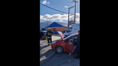 Accidente con menores heridos en Mosconi y Piedrabuena