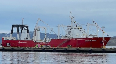 Presentaron en Ushuaia el primer barco con tecnología híbrida de Sudamérica