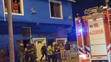 Incendio de vivienda fue sofocado por vecino con un matafuego