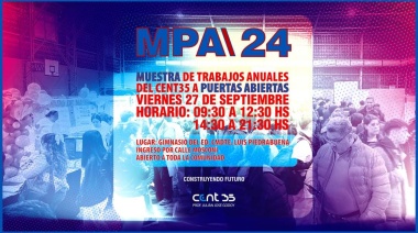 El CENT 35 invita a la comunidad a su Muestra Anual a Puertas Abiertas