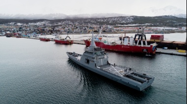 El Patrullero Oceánico ARA Bouchard arribó a Ushuaia