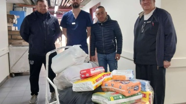 Empleados públicos donaron pañales a instituciones