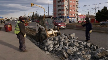 Dieron inicio a un intenso plan de bacheo en distintos sectores de la ciudad