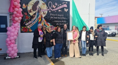 Pacientes oncológicas de CION realizaron actividades de concientización y descubrieron un mural