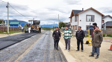 Nuevas calles pavimentadas para los vecinos de Tolhuin