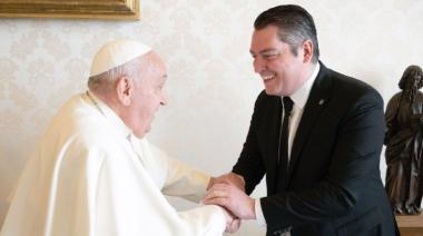 El Papa Francisco recibió al intendente Martín Perez